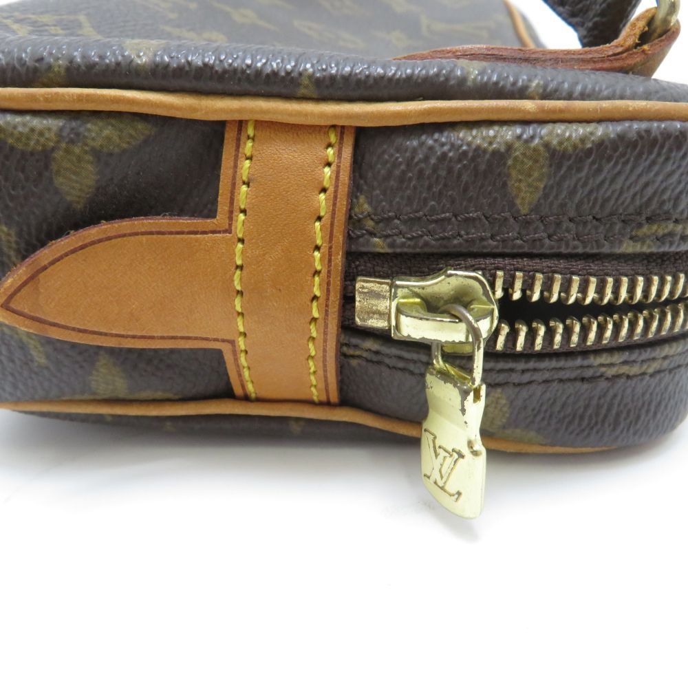 Louis Vuitton Pochette Marly Bandouliere Monogram Shoulder Bag Canvas Brown — view 6