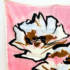 Dior Scarf Flower Motif Silk Pink — view 2