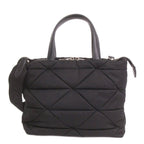 Prada Small Padded Re-Nylon Tote Bag Shoulder 2-Way Nylon Black — view 3