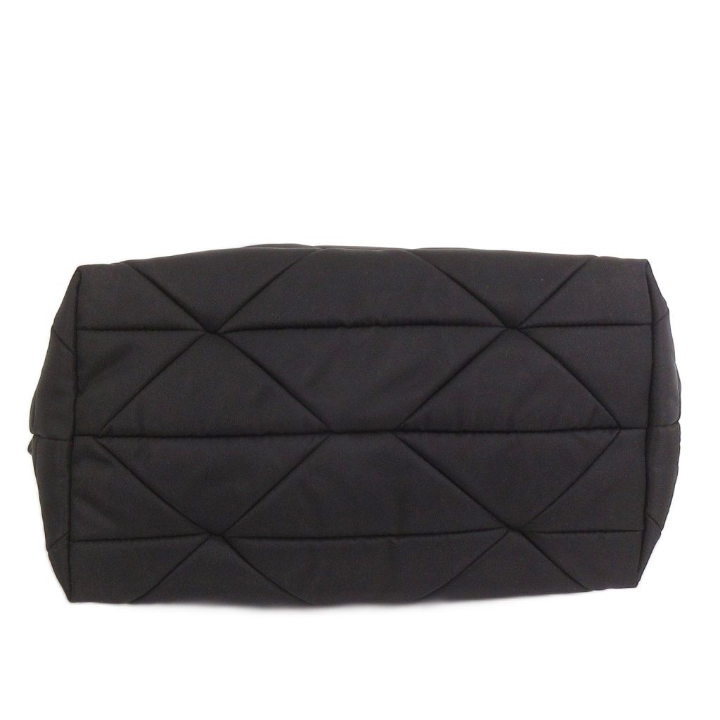 Prada Small Padded Re-Nylon Tote Bag Shoulder 2-Way Nylon Black — view 4