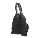 Prada Small Padded Re-Nylon Tote Bag Shoulder 2-Way Nylon Black — view 2