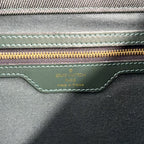 Louis Vuitton Cassia Leather Dark Green Backpack Gold — view 4