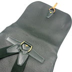 Louis Vuitton Cassia Leather Dark Green Backpack Gold — view 5