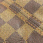 Louis Vuitton Greenwich PM Damier Ebene Brown Boston Bag Gold — view 5