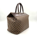 Louis Vuitton Greenwich PM Damier Ebene Brown Boston Bag Gold — view 2