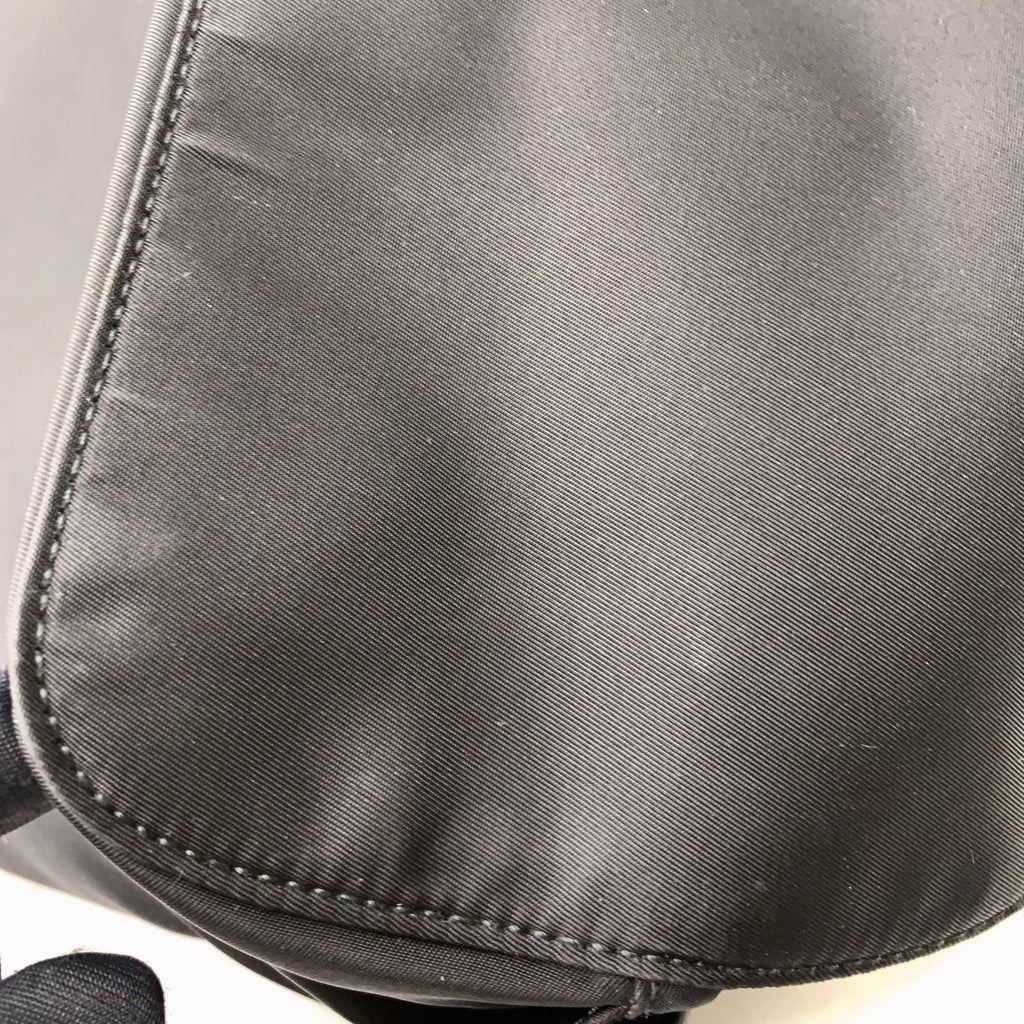 Prada Nylon Black Backpack Silver — view 6