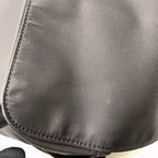 Prada Nylon Black Backpack Silver — view 6