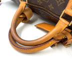 Louis Vuitton Keepall Bandouliere 60 Monogram Leather Brown Boston Bag Gold — view 8