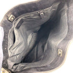 Gucci Hobo Leather Canvas Black Silver — view 3