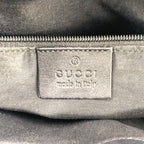 Gucci Hobo Leather Canvas Black Silver — view 4