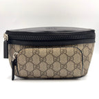 Gucci Eden Belt Leather Brown Black Bag Silver