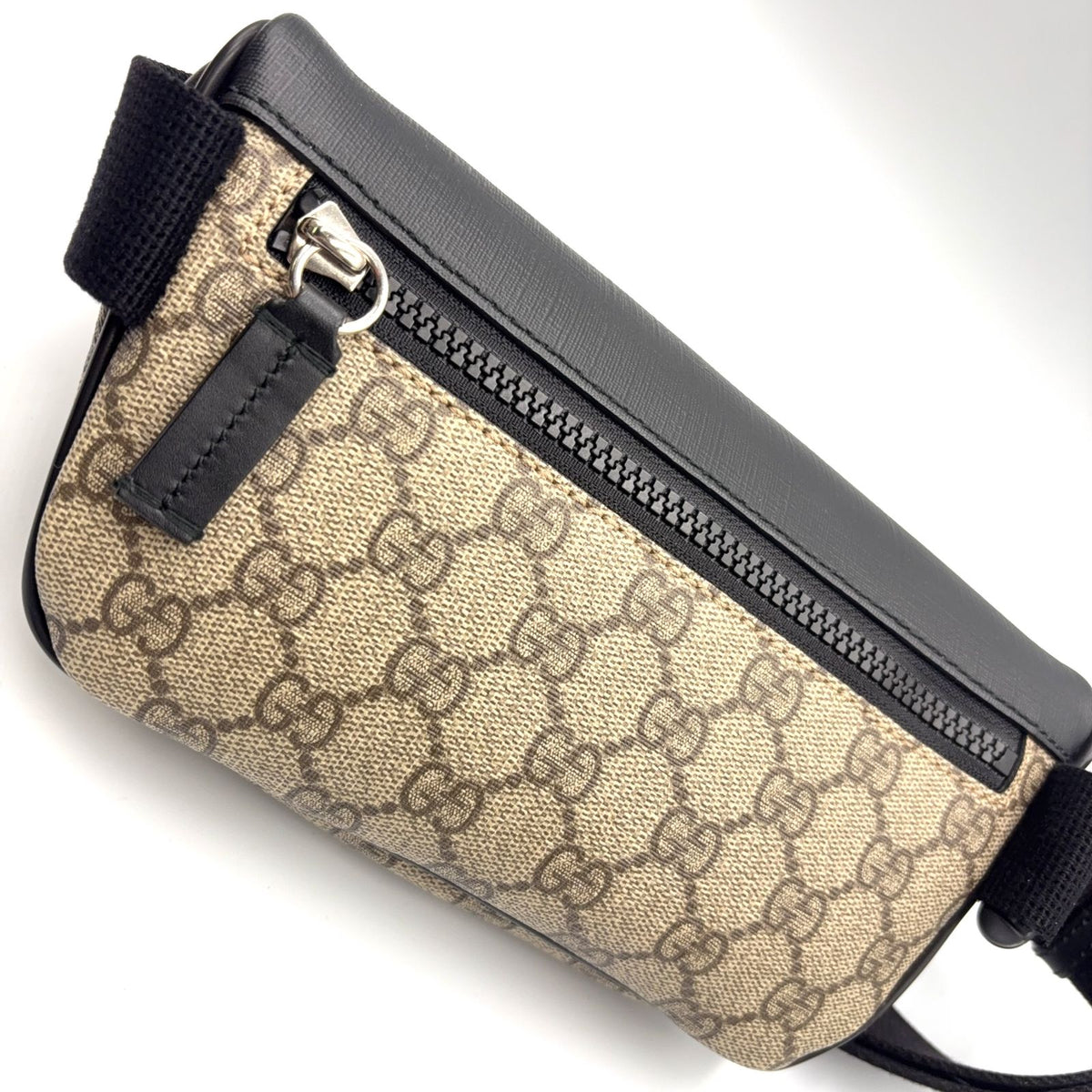 Gucci Eden Belt Leather Brown Black Bag Silver — view 5