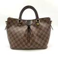 Louis Vuitton Sienna PM Damier Ebene Leather Brown Handbag Gold