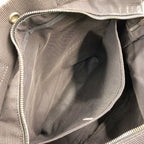 Hermes Herline MM Canvas Gray Tote Bag Silver — view 5