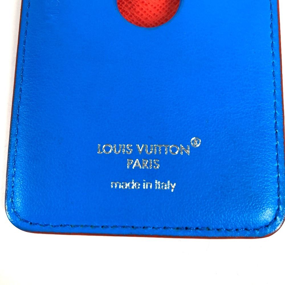 Louis Vuitton Card Case Magnet Monogram Glow Canvas Blue — view 2