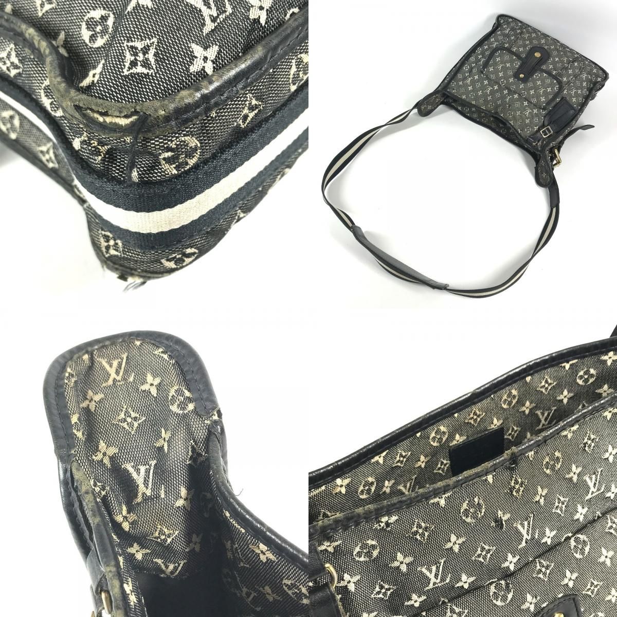 Louis Vuitton Shoulder Bag Besace Marie Kate Monogram Mini Canvas Navy — view 7