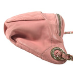 Chanel Belt Bag CC Logo Chain Bag Waist Pouch Leather Pink — view 3