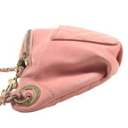 Chanel Belt Bag CC Logo Chain Bag Waist Pouch Leather Pink — view 4