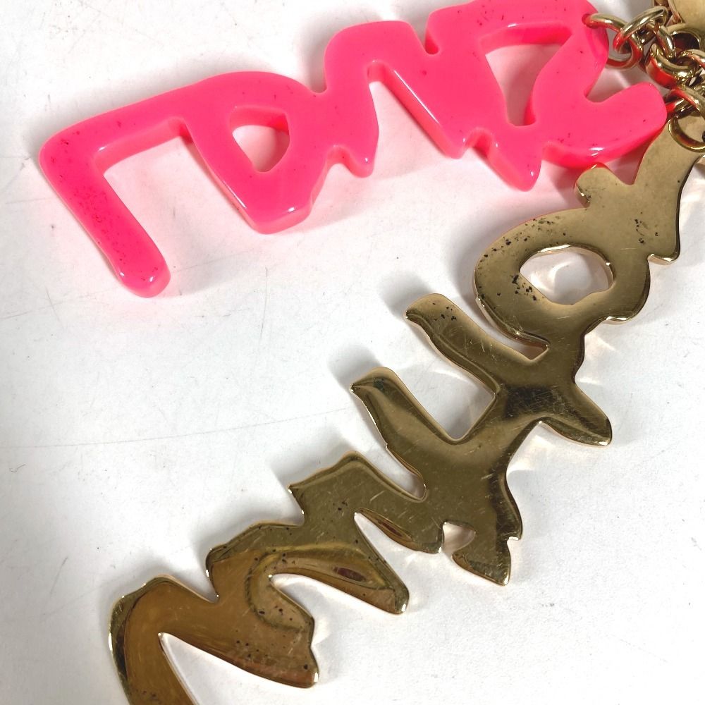 Louis Vuitton Key Holder Bijou Sac Graffiti Metal Pink — view 3
