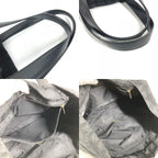 Chanel Tote Bag New Travel Line MM CC Logo Leather Nylon Black — view 8