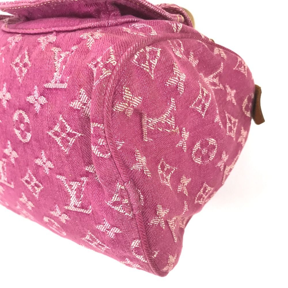 Louis Vuitton Handbag Neo Speedy Monogram Denim Canvas Pink — view 6
