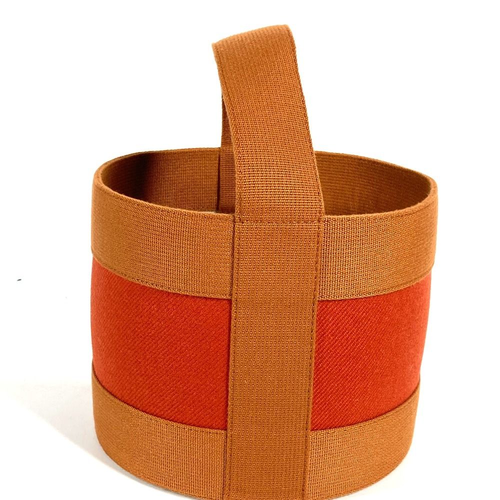 Hermes Handbag Basket Sherwood PM Bucket Orange — view 4