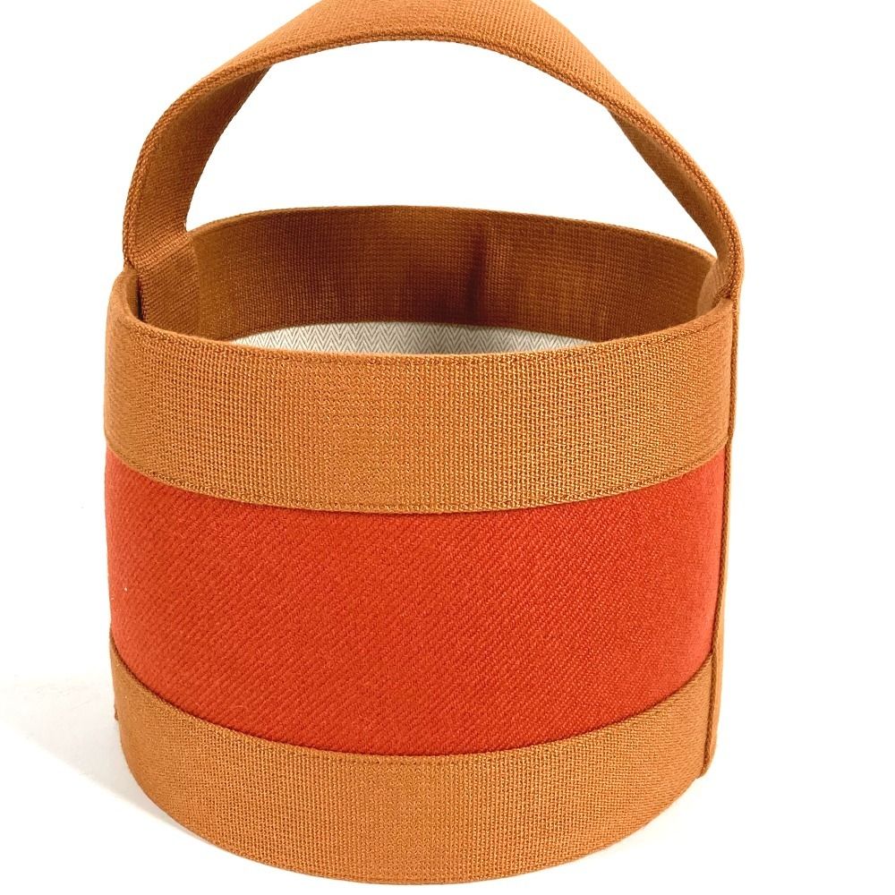 Hermes Handbag Basket Sherwood PM Bucket Orange — view 3