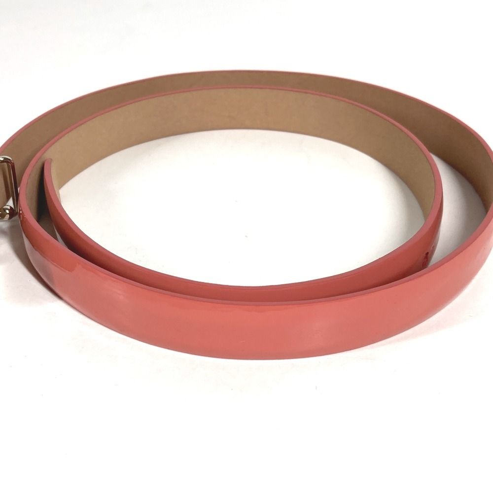 Chanel Belt CC Logo Patent Leather Pink — view 2