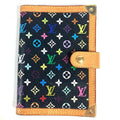 Louis Vuitton Agenda Cover PM Monogram Multicolor Canvas Black