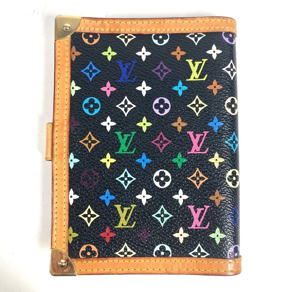 Louis Vuitton Agenda Cover PM Monogram Multicolor Canvas Black — view 2