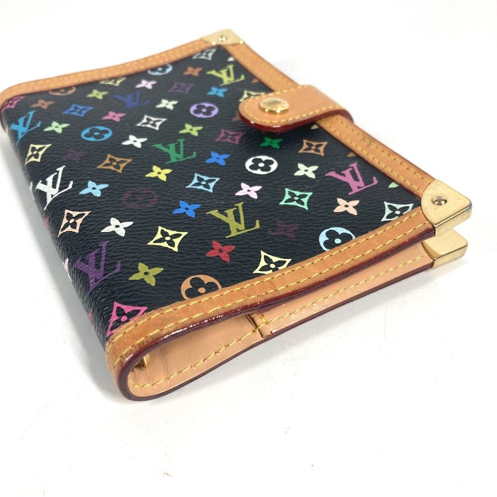 Louis Vuitton Agenda Cover PM Monogram Multicolor Canvas Black — view 5