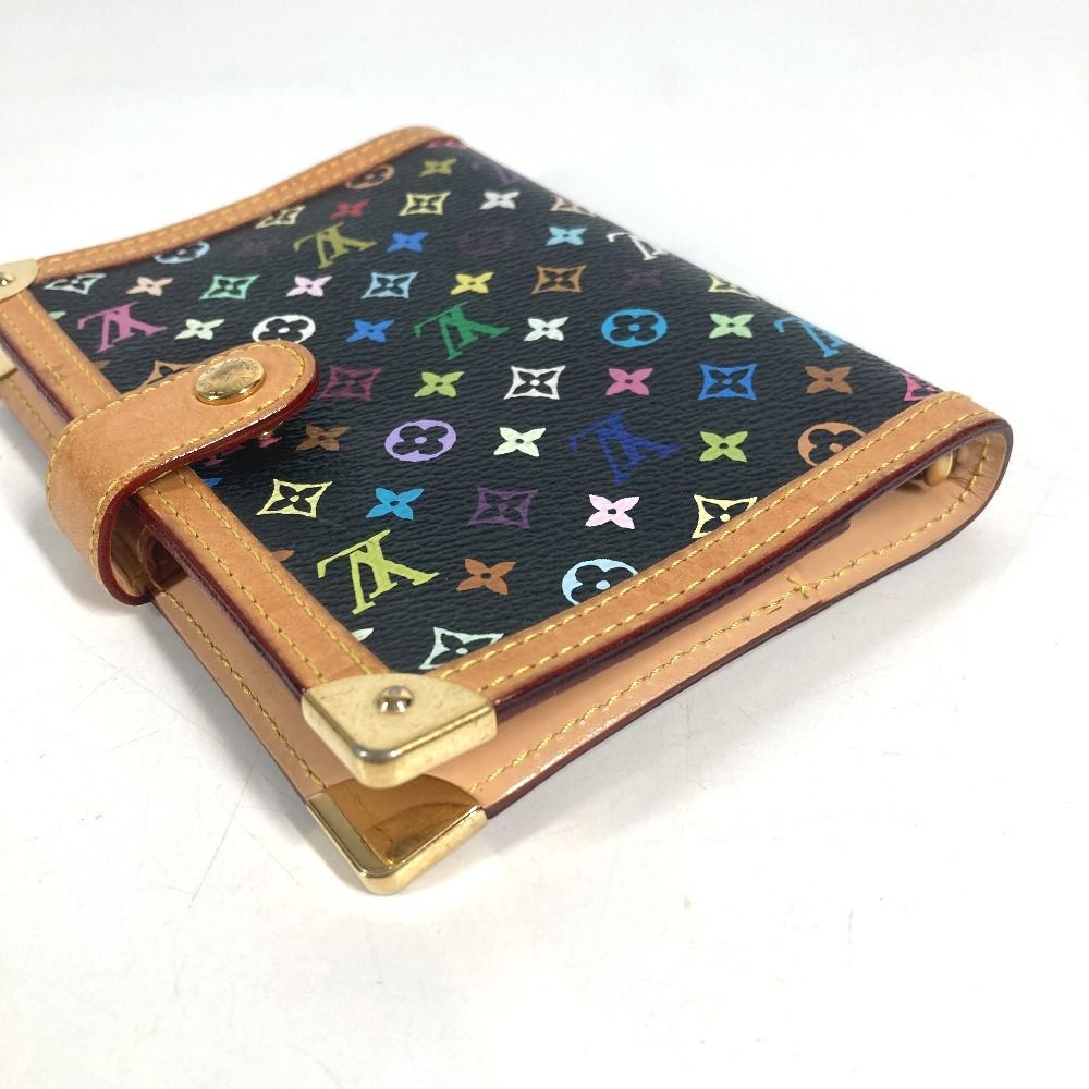 Louis Vuitton Agenda Cover PM Monogram Multicolor Canvas Black — view 3