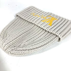 Louis Vuitton Knit Hat Beanie LV Birds LV Logo Wool Light Gray — view 4