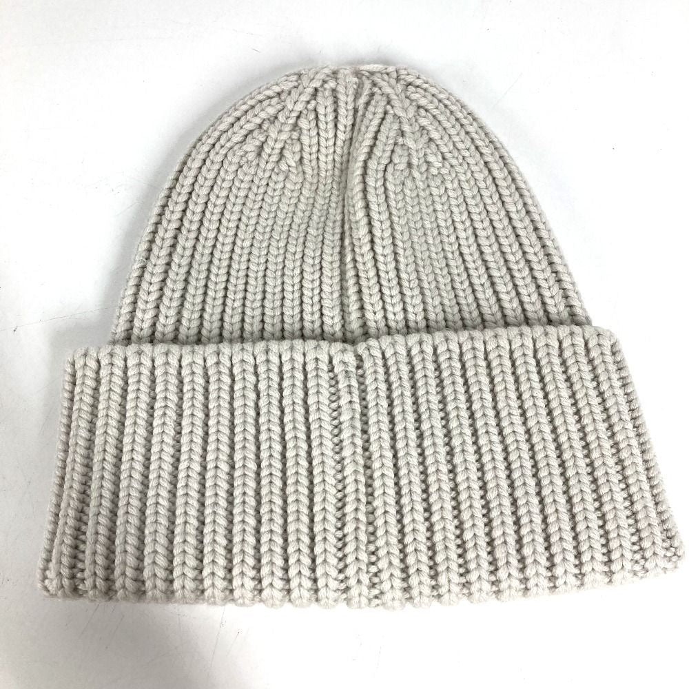 Louis Vuitton Knit Hat Beanie LV Birds LV Logo Wool Light Gray — view 5