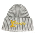 Louis Vuitton Knit Hat Beanie LV Birds LV Logo Wool Light Gray