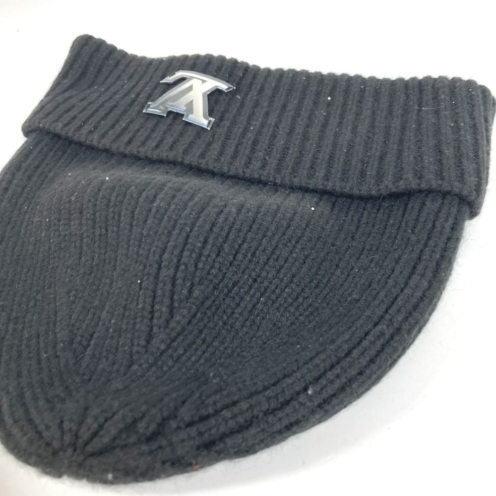 Louis Vuitton Knit Hat Bonnet LV Ahead Cashmere Black — view 5