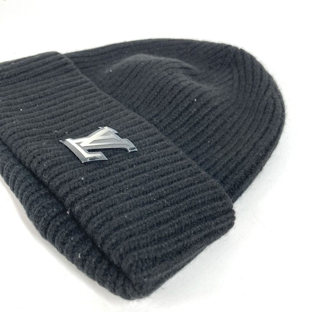 Louis Vuitton Knit Hat Bonnet LV Ahead Cashmere Black — view 3
