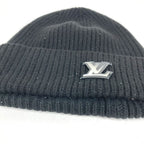 Louis Vuitton Knit Hat Bonnet LV Ahead Cashmere Black — view 2