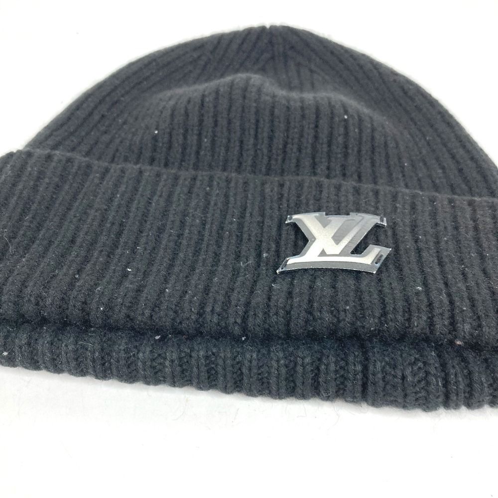 Louis Vuitton Knit Hat Bonnet LV Ahead Cashmere Black — view 2