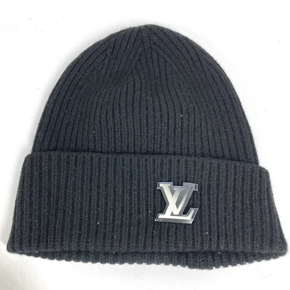 Louis Vuitton Knit Hat Bonnet LV Ahead Cashmere Black
