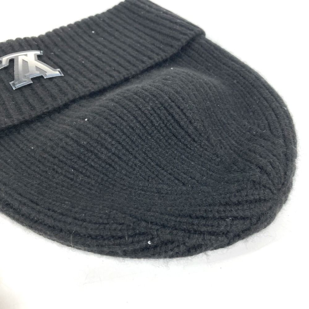 Louis Vuitton Knit Hat Bonnet LV Ahead Cashmere Black — view 4