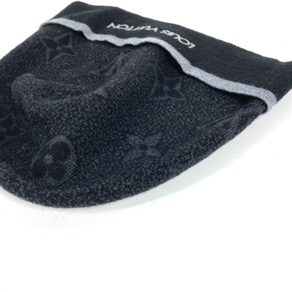 Louis Vuitton Knit Hat Beanie My Monogram Eclipse Wool Black — view 4