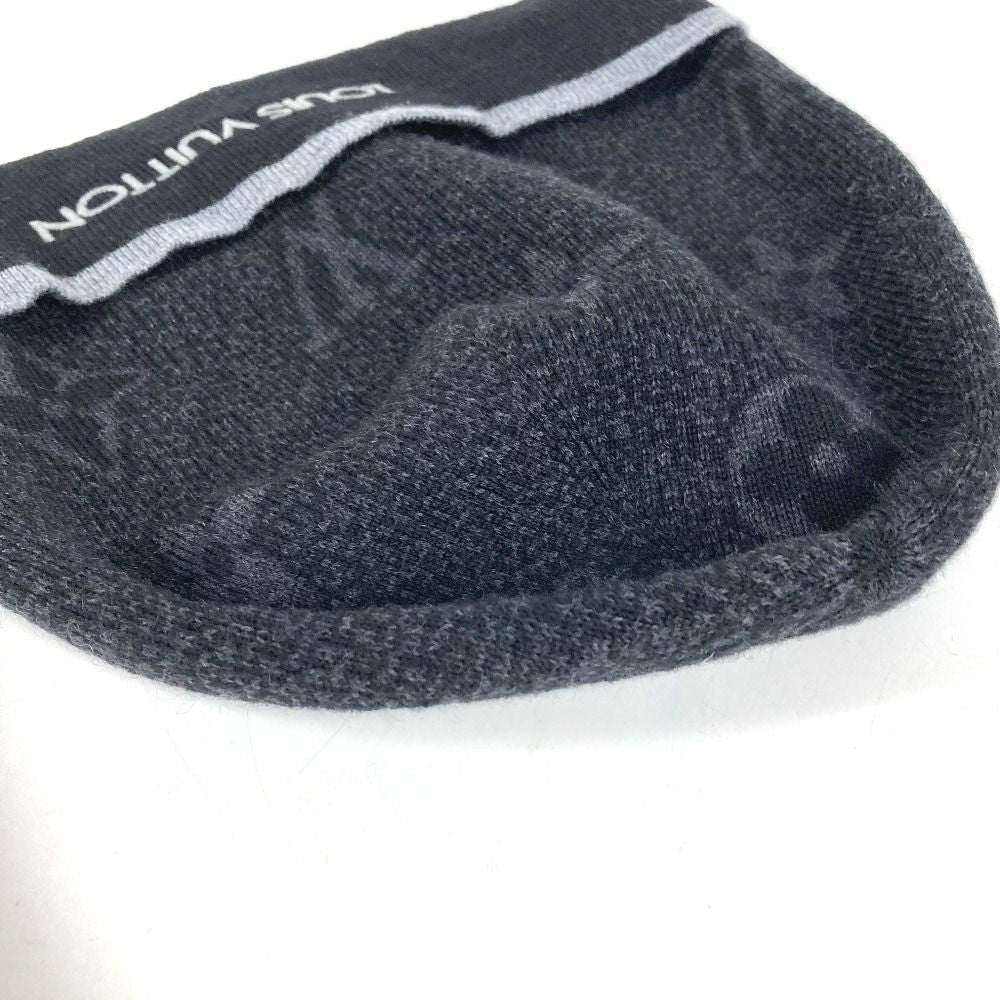 Louis Vuitton Knit Hat Beanie My Monogram Eclipse Wool Black — view 3