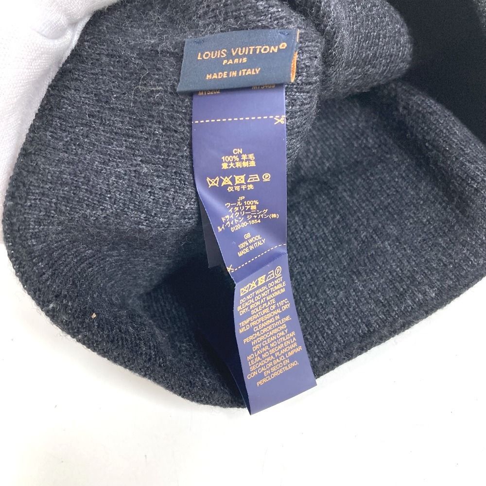 Louis Vuitton Knit Hat Beanie My Monogram Eclipse Wool Black — view 6