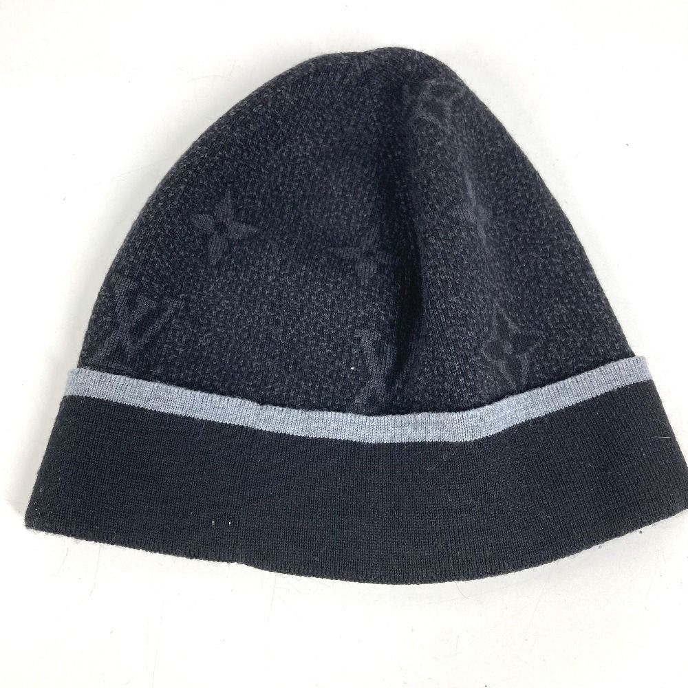 Louis Vuitton Knit Hat Beanie My Monogram Eclipse Wool Black — view 5
