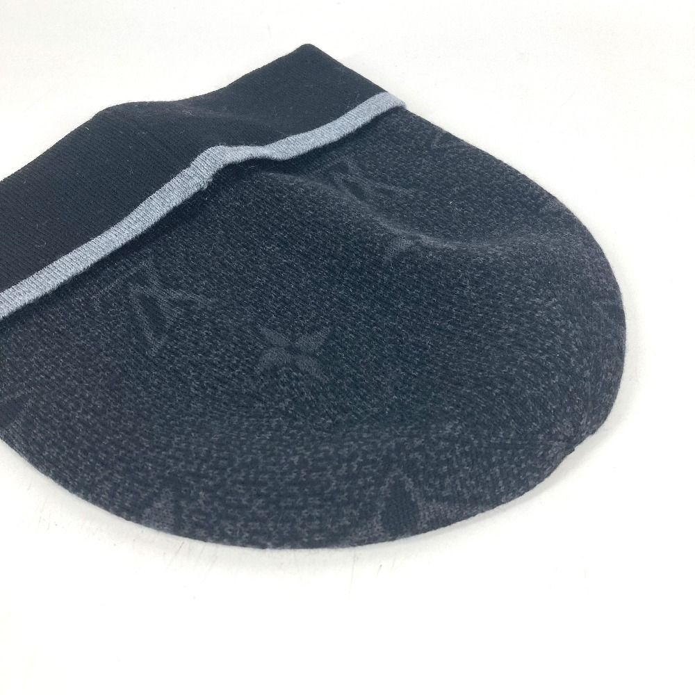 Louis Vuitton Knit Hat Beanie My Monogram Eclipse Wool Black — view 4