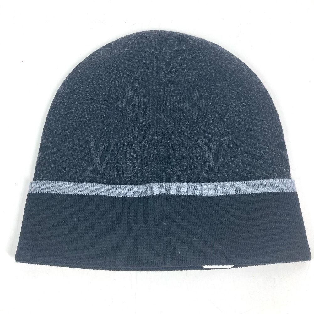 Louis Vuitton Knit Hat Beanie My Monogram Eclipse Wool Black — view 2