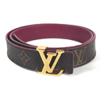 Louis Vuitton Belt Ceinture LV 30 Monogram Canvas Brown