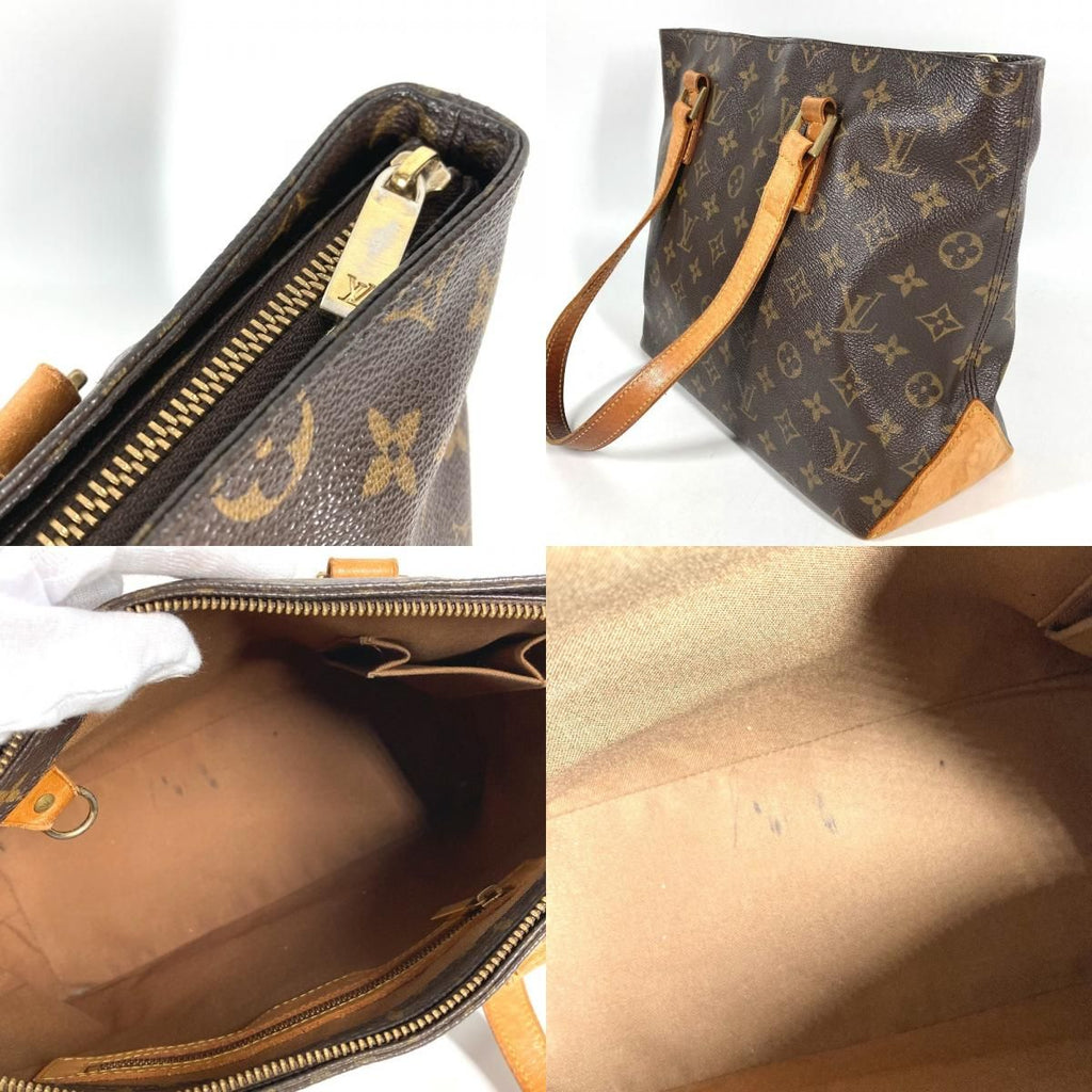Louis Vuitton Shoulder Bag Cabas Piano Monogram Canvas Brown — view 8