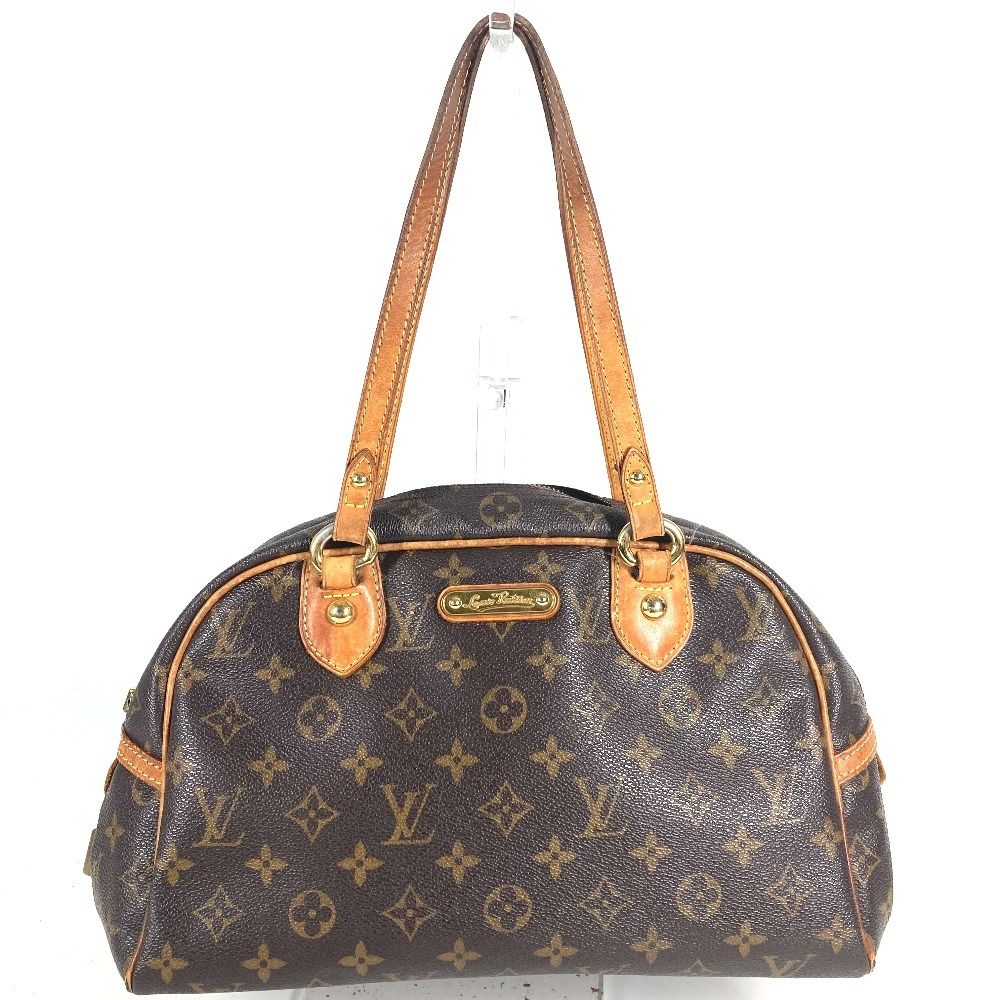 Louis Vuitton Shoulder Bag Montorgueil PM Monogram Canvas Brown